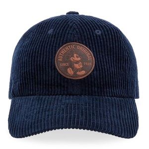Disney Mickey Mouse Corduroy Disney Parks Baseball Cap